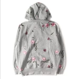 kith williams 2 floral hoodie off white